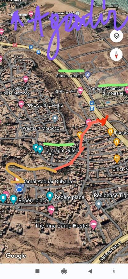 Appart Oubaha Tamrakht Taghazout Agadir Kültér fotó